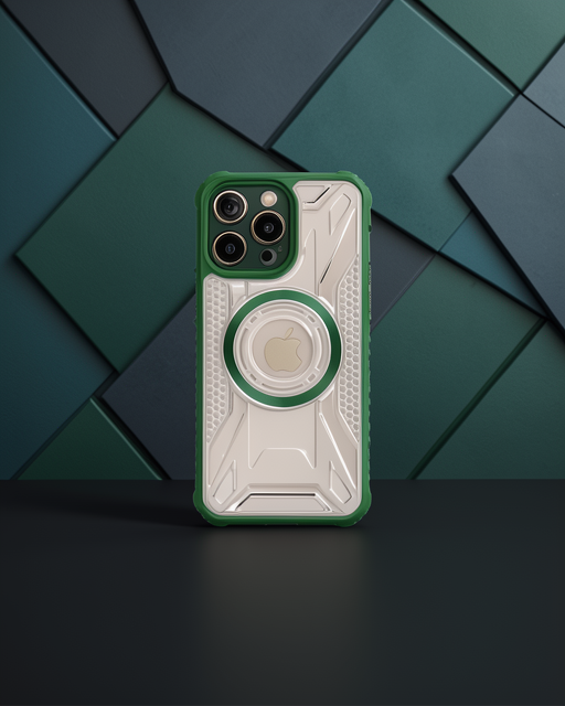 Apple İphone 12 Pro Max Kılıf Prag Magneticsafe Kapak - Koyu Yeşil