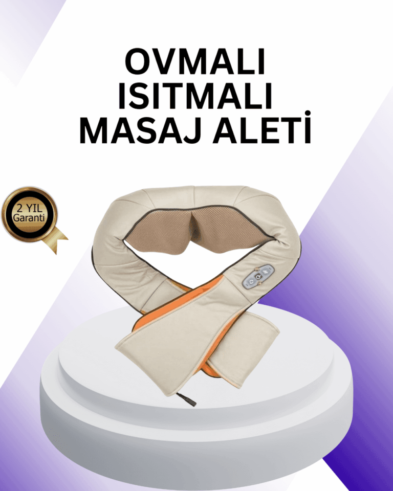 Ovmalı Isıtmalı Boyun Omuz Bel Masaj Aleti Kas ve Eklem Ağrılarına Etkili