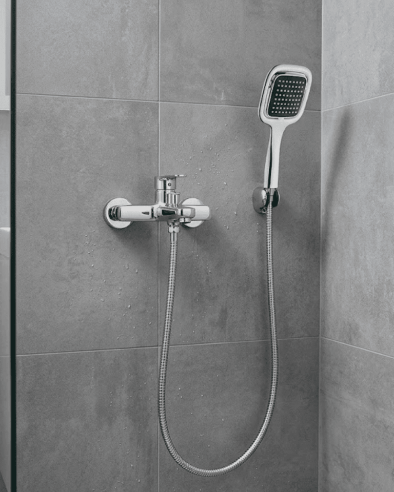Siyah Duş Seti El Duşu Başlığı Spiral Hortum Dayanıklı Banyo Duş Aksesuarı