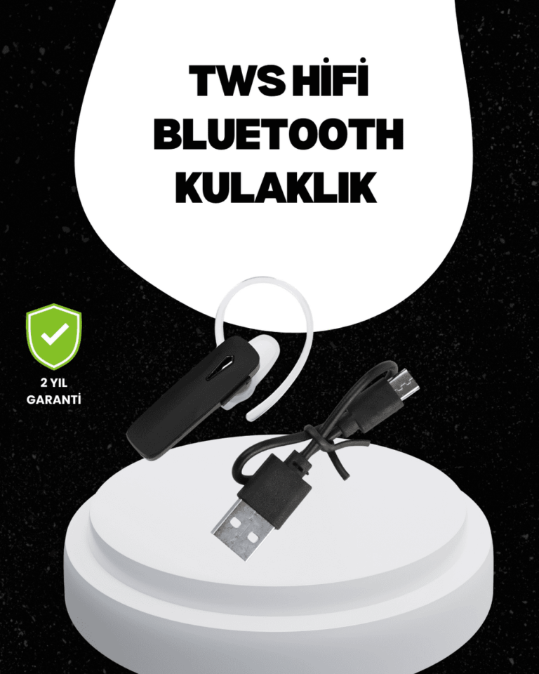 Oyun ve Seyahat İçin Kablosuz Tek Kulaklık | 55 mAh Batarya