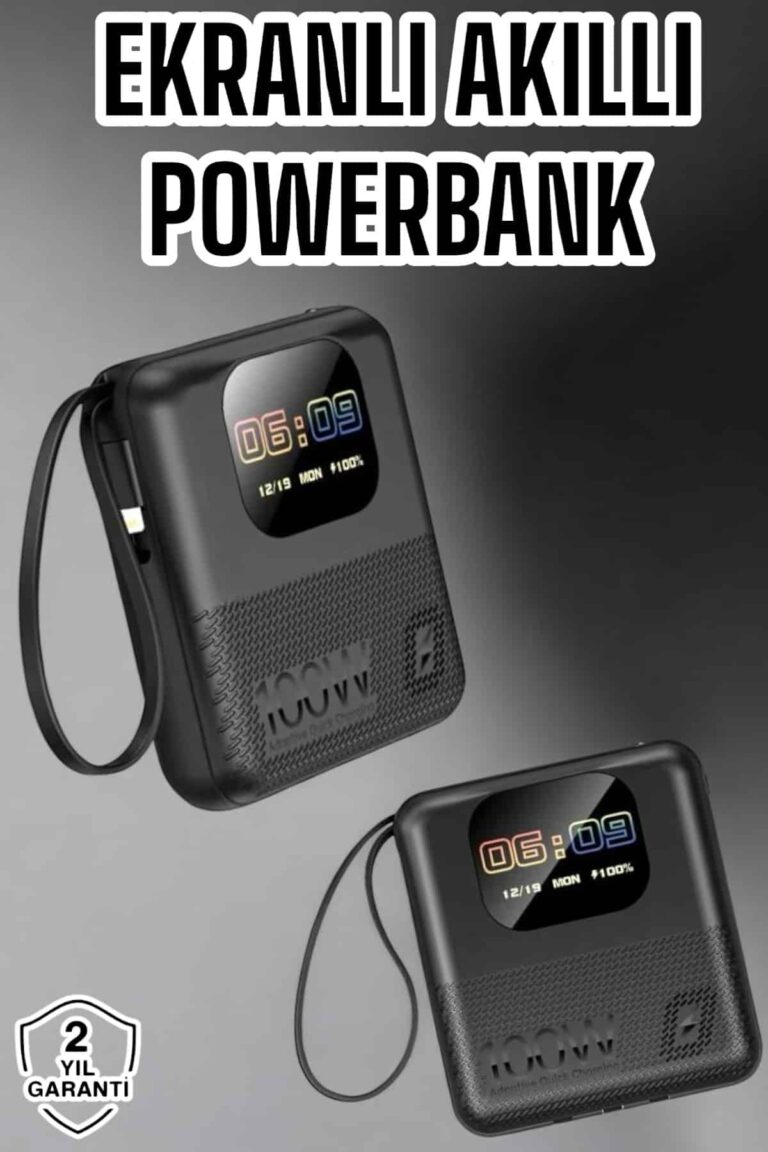 Akıllı Powerbank 10.000 MAH Müzik Dinleme Mesaj Gönderme Arama Cevaplama